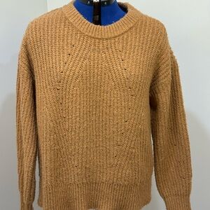 Style & Co. Women's Tan Crew Neck Sweater